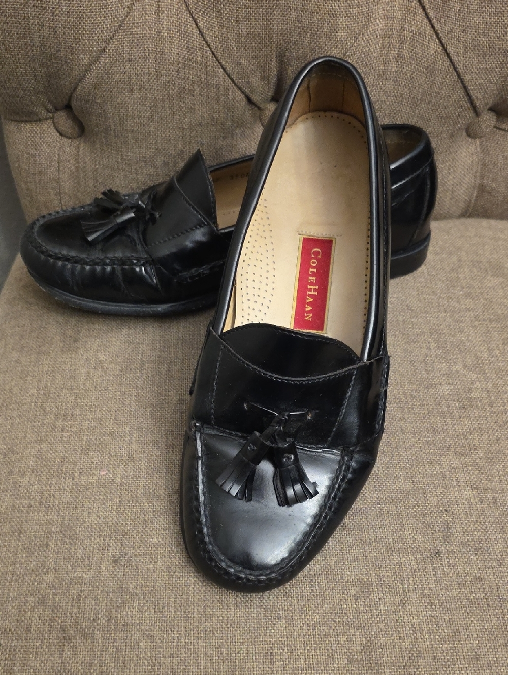 Cole Haan Mens Black Loafers